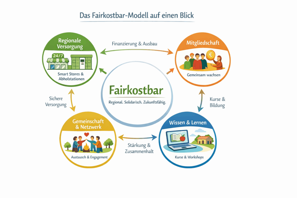 eine Modellansicht vom System